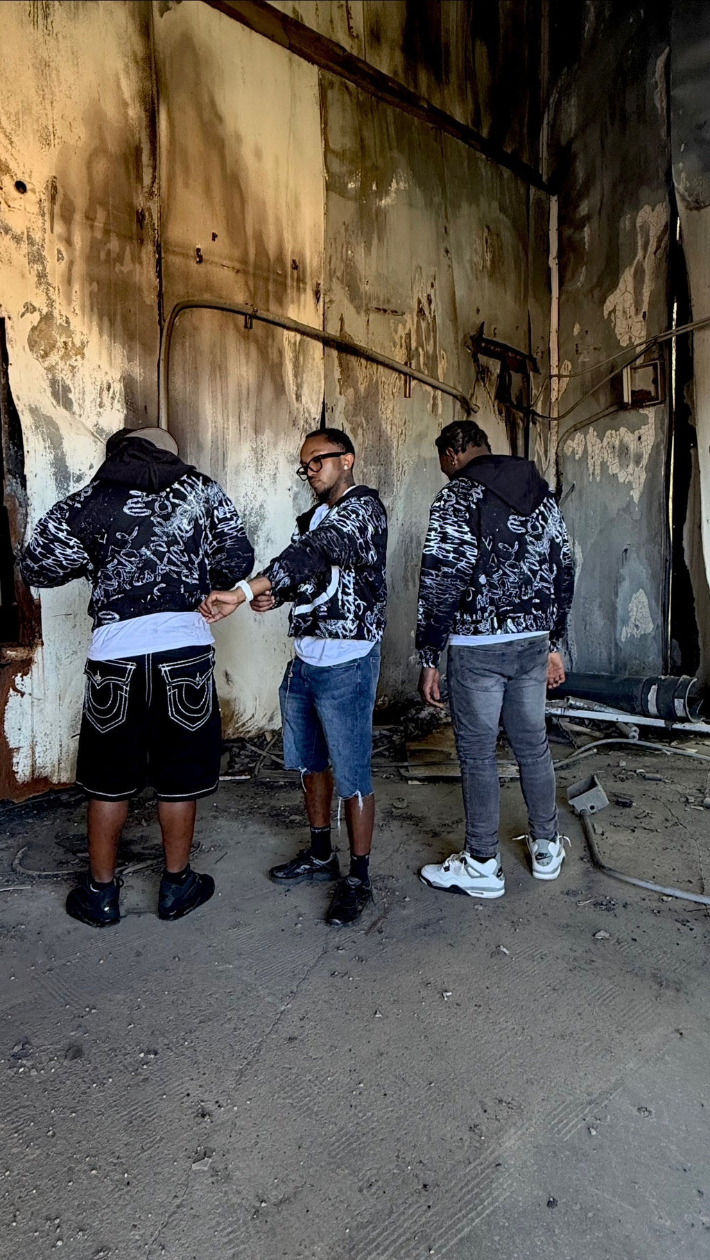 ECHV FVDE BLACK HOODIES